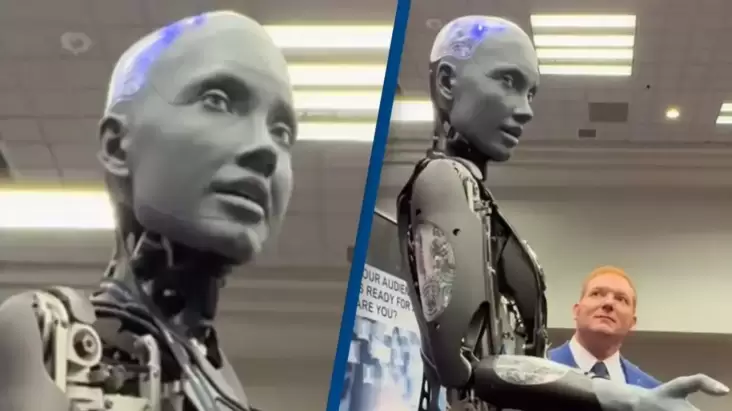 Robot Teknologi Artificial Intelligence Ameca Ngaku Bisa Ciptakan Sendiri Dirinya